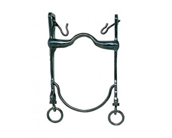 BOCADO VAQUERO BARRA CURVA 21798SI PAVONADO 12.5cm