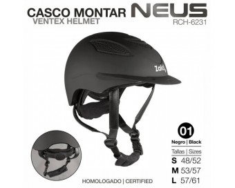 CASCO MONTAR NEUS RCH-6231 NEGRO