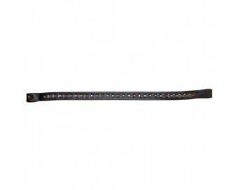 FRONTALERA INGLESA C/DIAMANTES Nº 005 NEGRO,