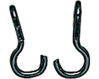 GANCHO BOCADO ALACRAN PAVONADO (6 PARES)