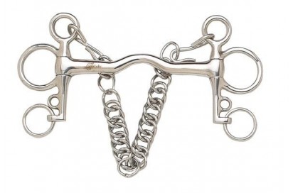 BOCADO PELHAM CORTO INOX 21250C-50X40