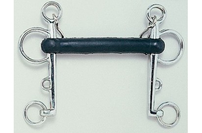 BOCADO PELHAM GOMA ECO. L47-15J 12.5cm