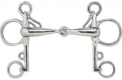 BOCADO PELHAM PARTIDO INOX 212503