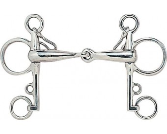 BOCADO PELHAM PARTIDO INOX 212503