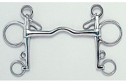 BOCADO PELHAM PUENTE INOX 21250C