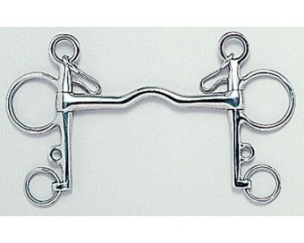BOCADO PELHAM PUENTE INOX 21250C
