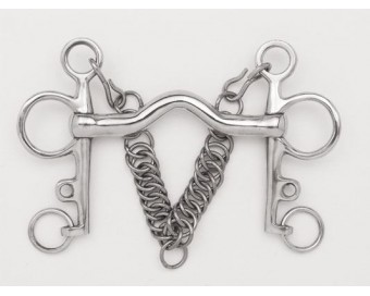 BOCADO PELHAM PUENTE INOX ECO L14-15A