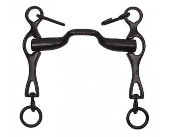 BOCADO PORTUGUES EMBOCADURA 45º PAVONADO 12.5cm