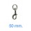 MOSQUETON GIRATORIO HZ709-03RN(6UDS)