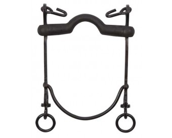 BOCADO VAQUERO GOMA SUAVE 7A PAVONADO 12.5cm