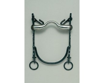 BOCADO VAQUERO B/CURVA EMBOCADURA ACERO 12.5cm
