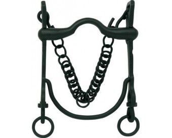 BOCADO VAQUERO PAVONADO INOX 217971SMK 12.5cm