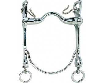 BOCADO VAQUERO BARRA CURVA 21797C CROMADO 12.5cm