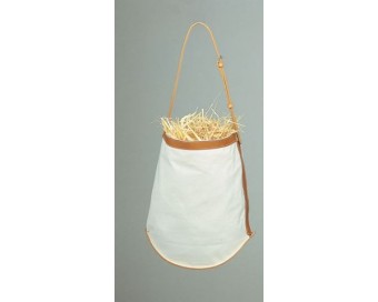 BOLSA CEBADERA ZALDI EXTRA LONA CUERO