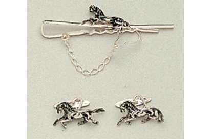 SUJETA CORBATAS/GEMELOS PLATA 1123