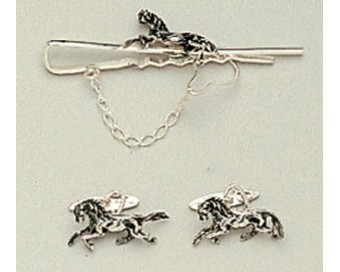 SUJETA CORBATAS/GEMELOS PLATA 1123