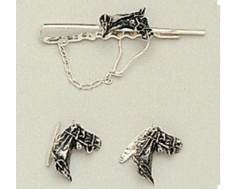 SUJETA CORBATAS/GEMELOS PLATA 1127