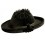 SOMBRERO CATITE TERCIOPELO NEGRO