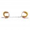 TRABA CUERO CROMO CON CADENA -Z-E-