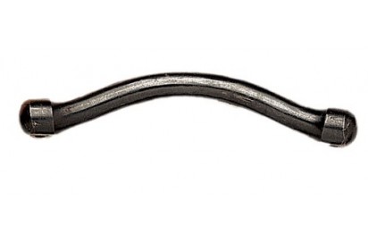 BOCADO ROLDAN CON BARRA INFERIOR CURVA ARCO PAVONADO EMBOCADURA INOXIDABLE 12,5/08/3 EMBOCADURA FIJA