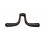 BOCADO ROLDAN CON BARRA INFERIOR CURVA CUELLO PICHÓN PAVONADO