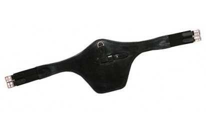 CINCHA LEXHIS CUERO CON BARRIGUERA Y ELASTICO