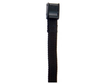 CORREA ESPUELA INGLESA NYLON FINA NEGRO CON CLIP (PAR)