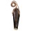 CUBRECOLA MEHIS CUERO Y FIELTRO MARRON