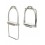 ESTRIBO INGLES SEFTON COMPACTO INOXIDABLE EN ESCALERA CON TACO (UNIDAD) 12 CM