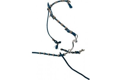 CABEZADA MONTAR WESTERN AZUL