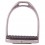ESTRIBO BR INOXIDABLE CON TACO NEGRO