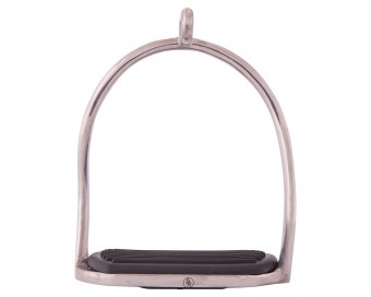 ESTRIBO BR DE SEGURIDAD DOBLE ASIMÉTRICO CON TACO NEGRO 12CM