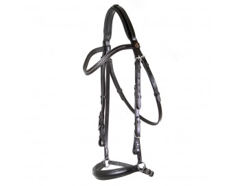 CABEZADA BR HEREFORD NEGRO/PLATA