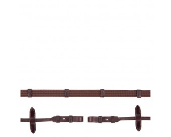 RIENDAS BR LONA 19MM PARTE CUERO REDONDO HEBILLAS RED.OCULTA FULL