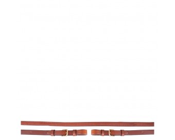 RIENDAS BR CUERO / GOMA 16 MM.HEBILLAS REDONDAS FULL