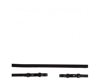 RIENDAS BR DOMA CUERO / GOMA CERRADAS NEGRO/PLATA FULL