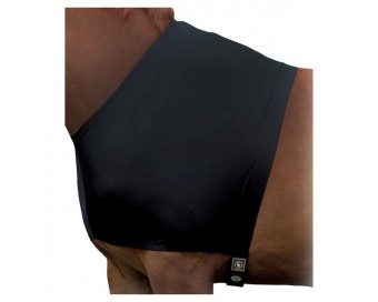 PROTECTOR BR CLASSIC SPANDEX PECHO-CRUZ CONTRA ROZADURAS MAN NEGRO