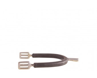 ESPUELAS BR MUJER GALLO RECTO INOX.+ PROTECTOR BOTA 25MM