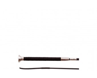 FUSTA PREMIERE ARIES DOMA CON MANGO NOBUCK Y TOPE CROMADO NEGRA