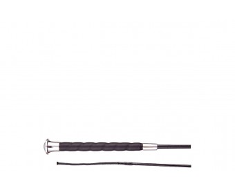 FUSTA DOMA BR TAURUS EMPUÑADURA DE CUERO VE3 NEGRO/PLATA