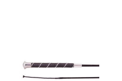 FUSTA DOMA BR ORION M/LEDER/CRYSTAL GRIP VE3 NEGRO/PLATA
