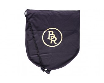 BOLSA CASCO SENCILLA TELA CON LOGO BR NEGRA