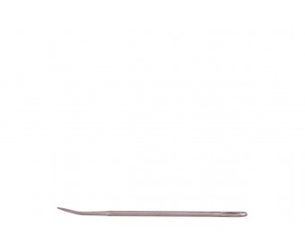 AGUJA CRINES 12.5CM. CON PUNTA CURVA