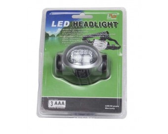 CASCO-LINTERNA ESPECIAL PARA CASCO 8 LEDS