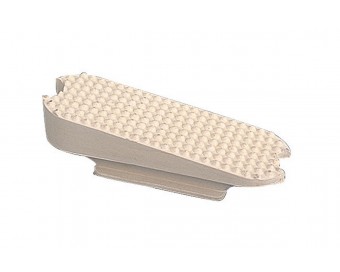SUELAS BLANCAS COMPENSADAS PARA ESTRIBOS CON TACOS