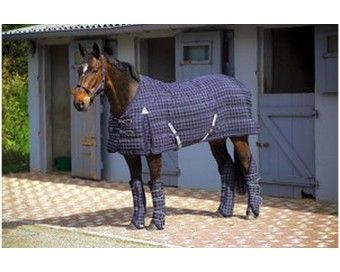 MANTA DE INVIERNO EQUI-THÈME COLORADO CON CUADROS