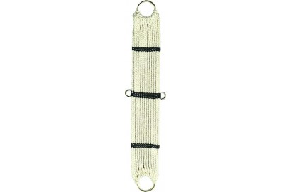 CINCHA WESTERN TEJANA ALGODON 28002 BLANCO