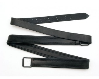 CINCHA VAQUERA CUERO CASTECUS PONY 12050 NEGRA